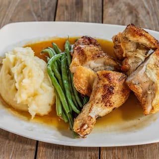 Half Roast Chicken w Ratatouille